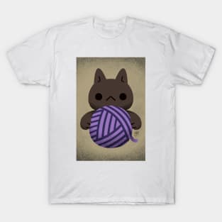 (Greeting Card) Yarn Kitty - Burmese T-Shirt